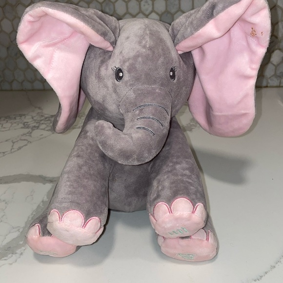 Dimple The Talking Elephant Kaia Animated Sing Play Modes Pink Gray Toy 10” - Picture 1 of 8